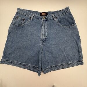 Vintage Faded Glory High Waist Denim Jean Shorts Women's Sz 10 30.5"‎ Waist